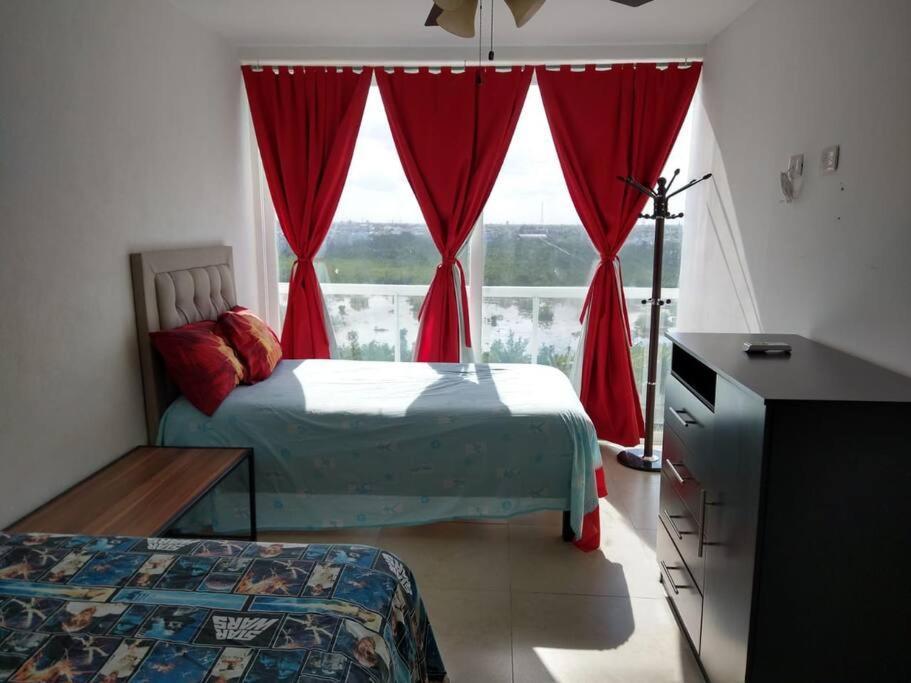 Hermoso Condo De 2 Habitaciones Frente Al Caribe Cancun Ngoại thất bức ảnh